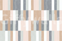 Elegant wall mural with subtle pastel tiles pattern

