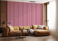 Muted Pink Stripes Wallpaper⁠