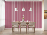Muted Pink Stripes Wallpaper⁠