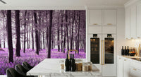 Mysteries of Bluebell Forest. Ethereal bluebell wood. Beautiful decor.