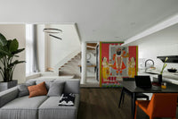 The design has a beautiful, artistic aesthetic.

