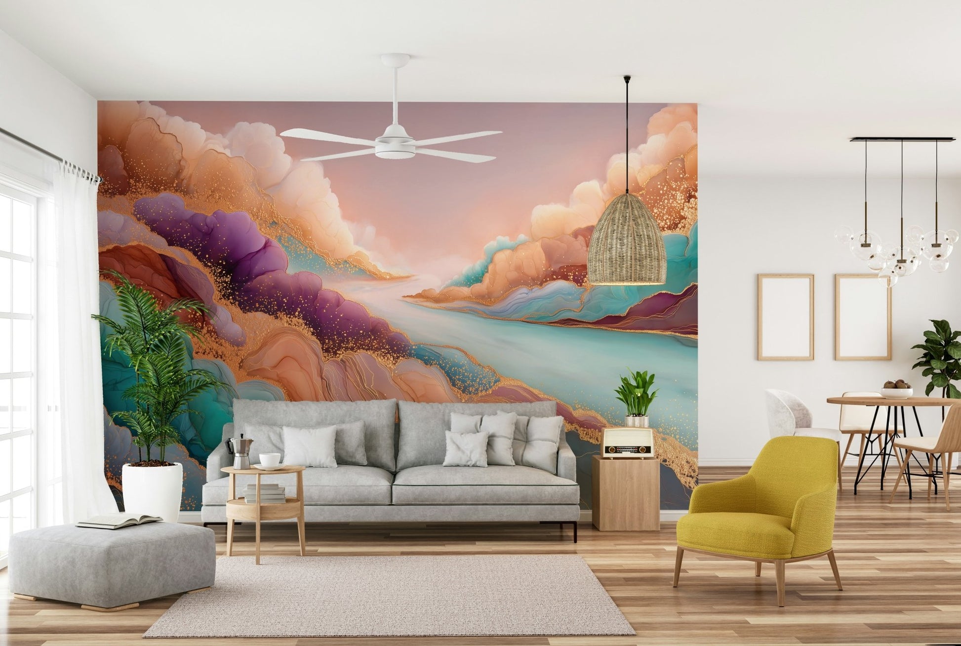 Quiet mood wallpaper for calm rooms

