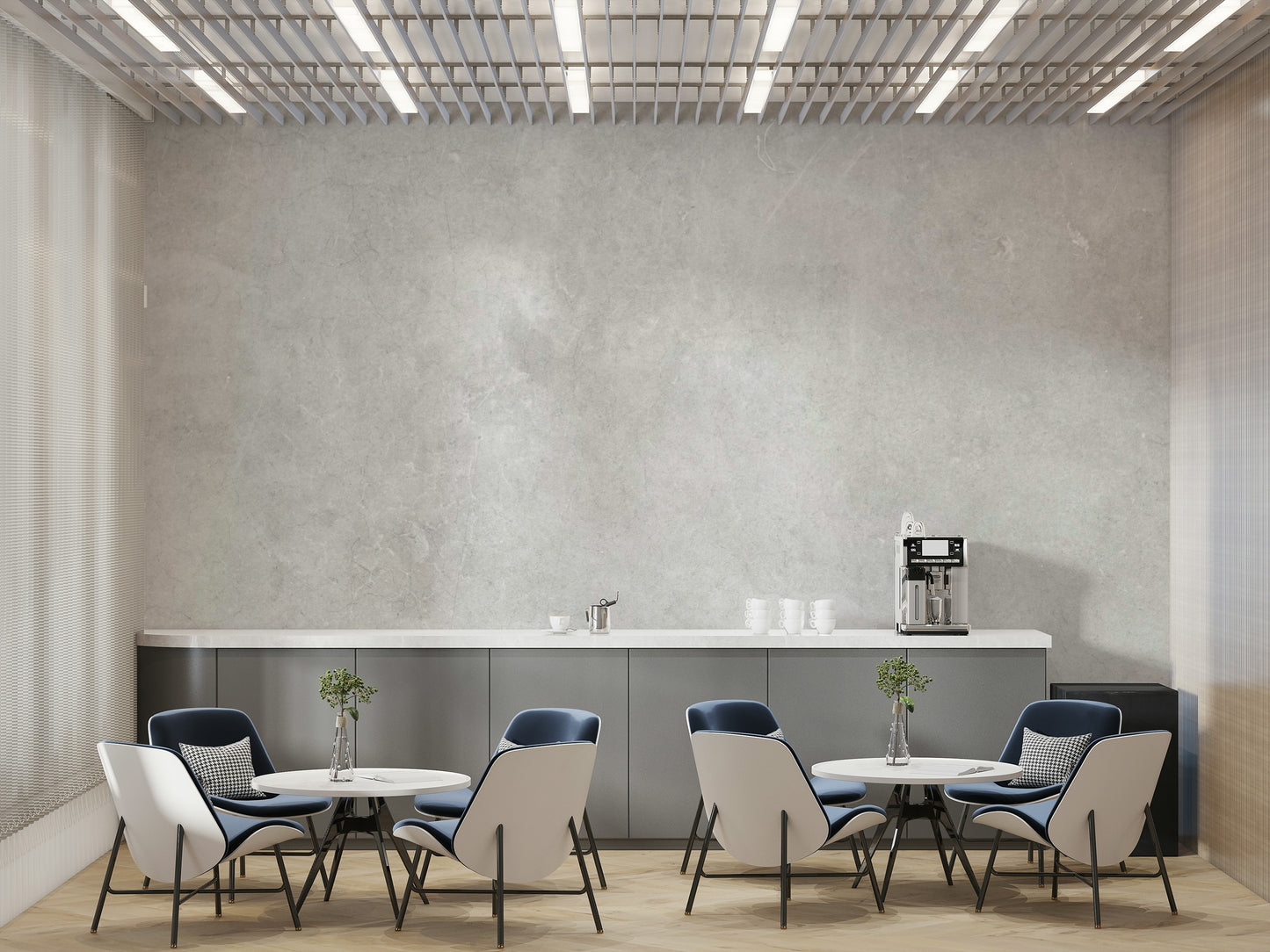 Natural Subtle Concrete Wallpaper Mural