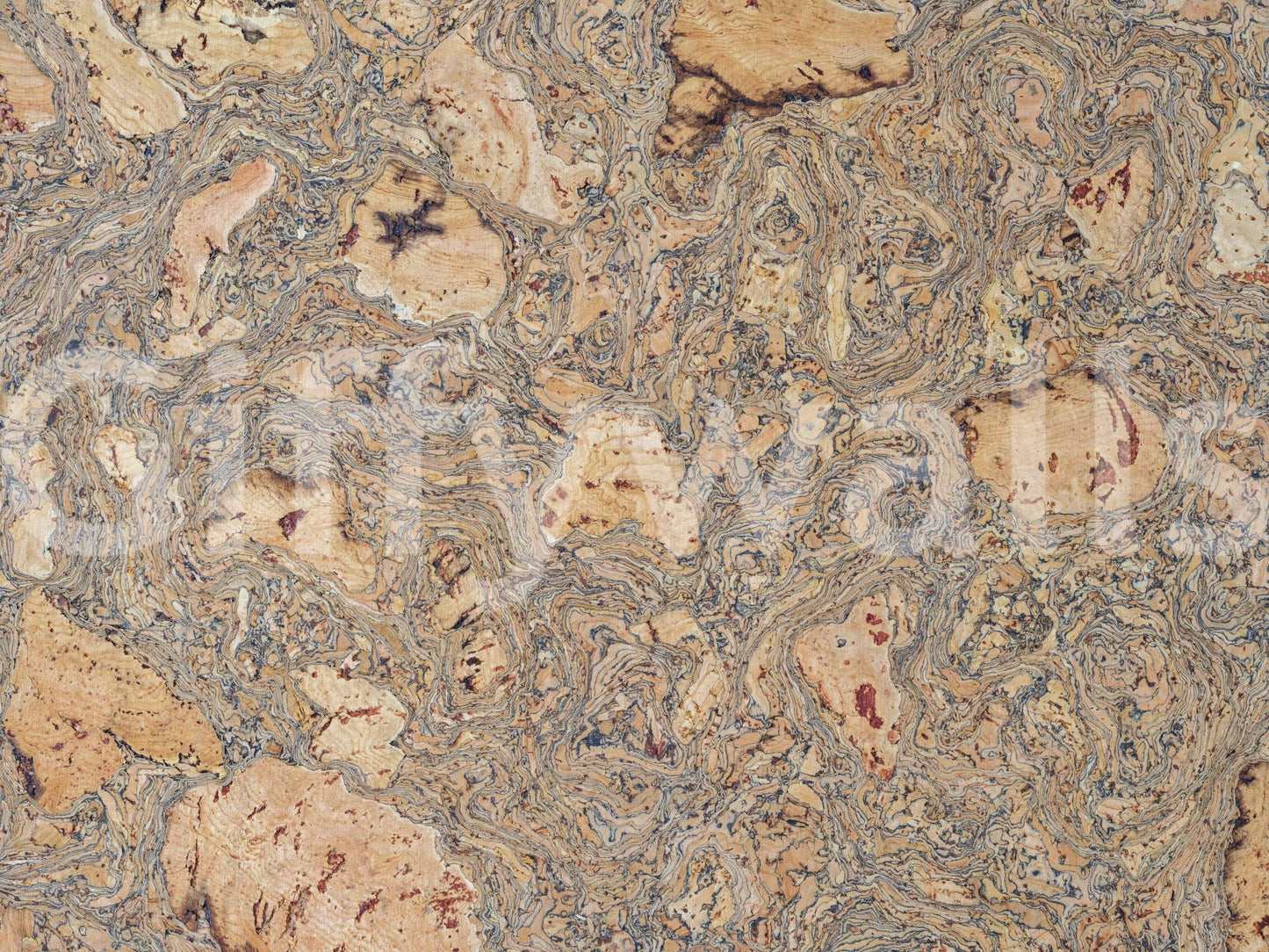 Macro detail of an abstract Natural Cork Background Wall Mural