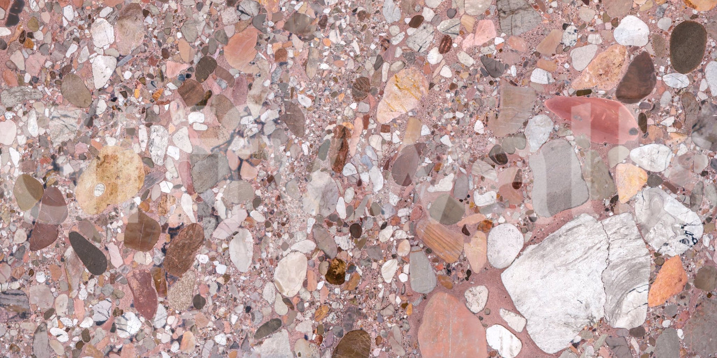 Multi-sized chips Stone Textures wall mural.
