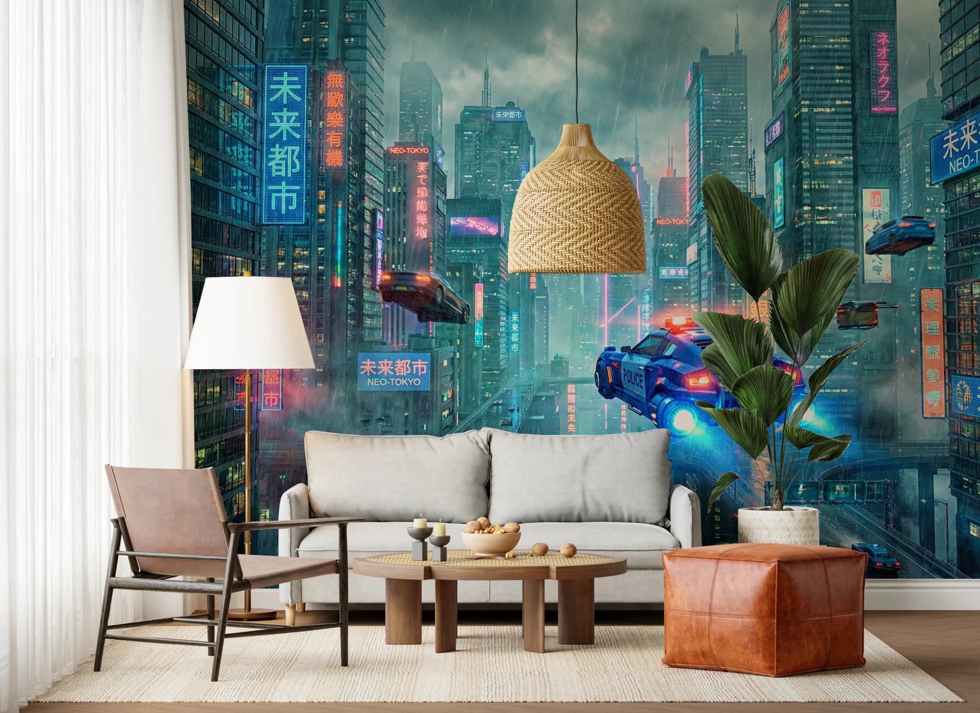 Neo - Tokyo Nights Wall Mural