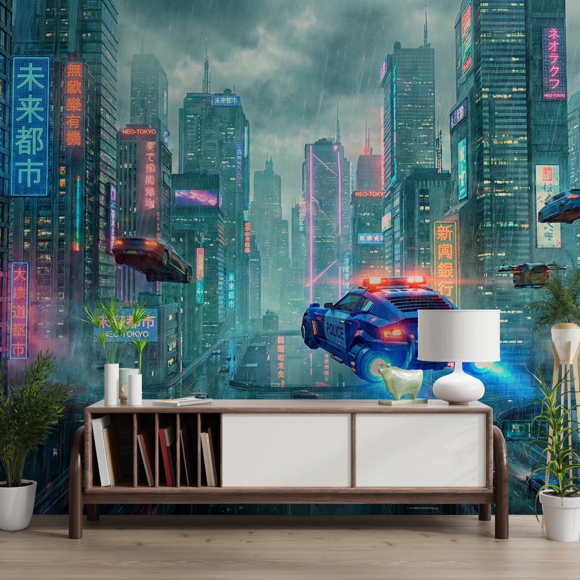 Neo - Tokyo Nights Wall Mural