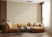 Neutral Diamonds wallpaper, subtle geometric tessellation design.