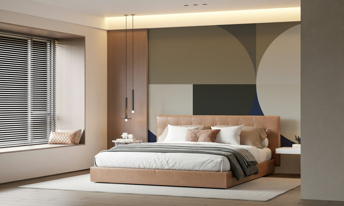 Neutral Tones Balance Wall Mural