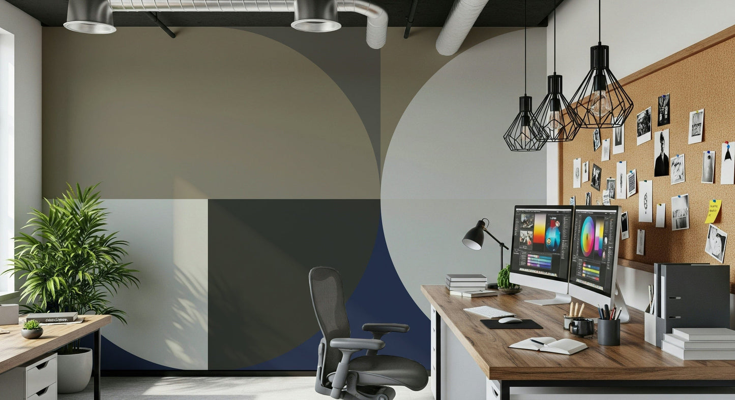 Neutral Tones Balance Wall Mural