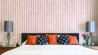 Neutral pink watercolor stripe wallpaper design

