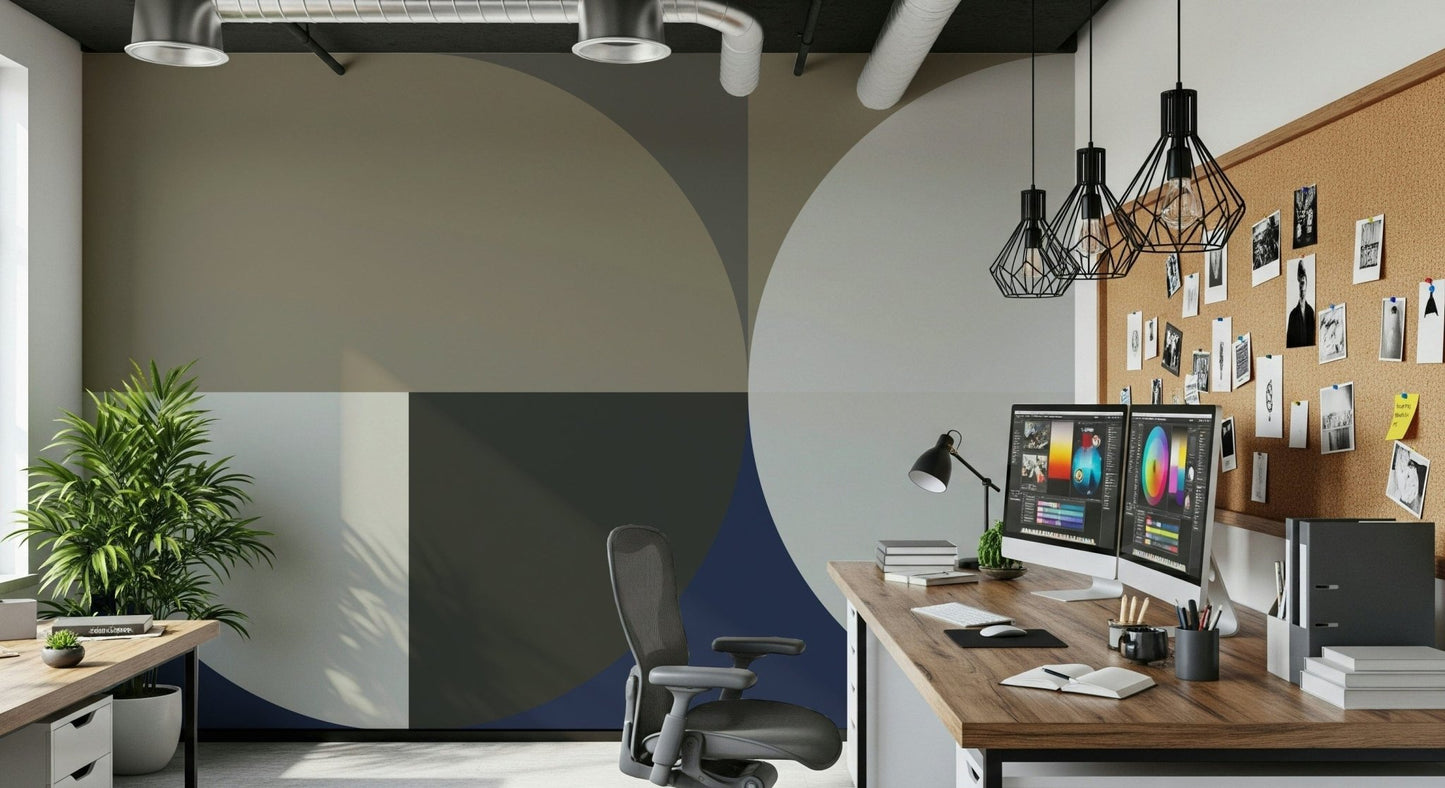 Neutral Tones Balance Wall Mural