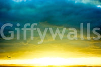 A high-quality serene dawn wall mural for walls.

