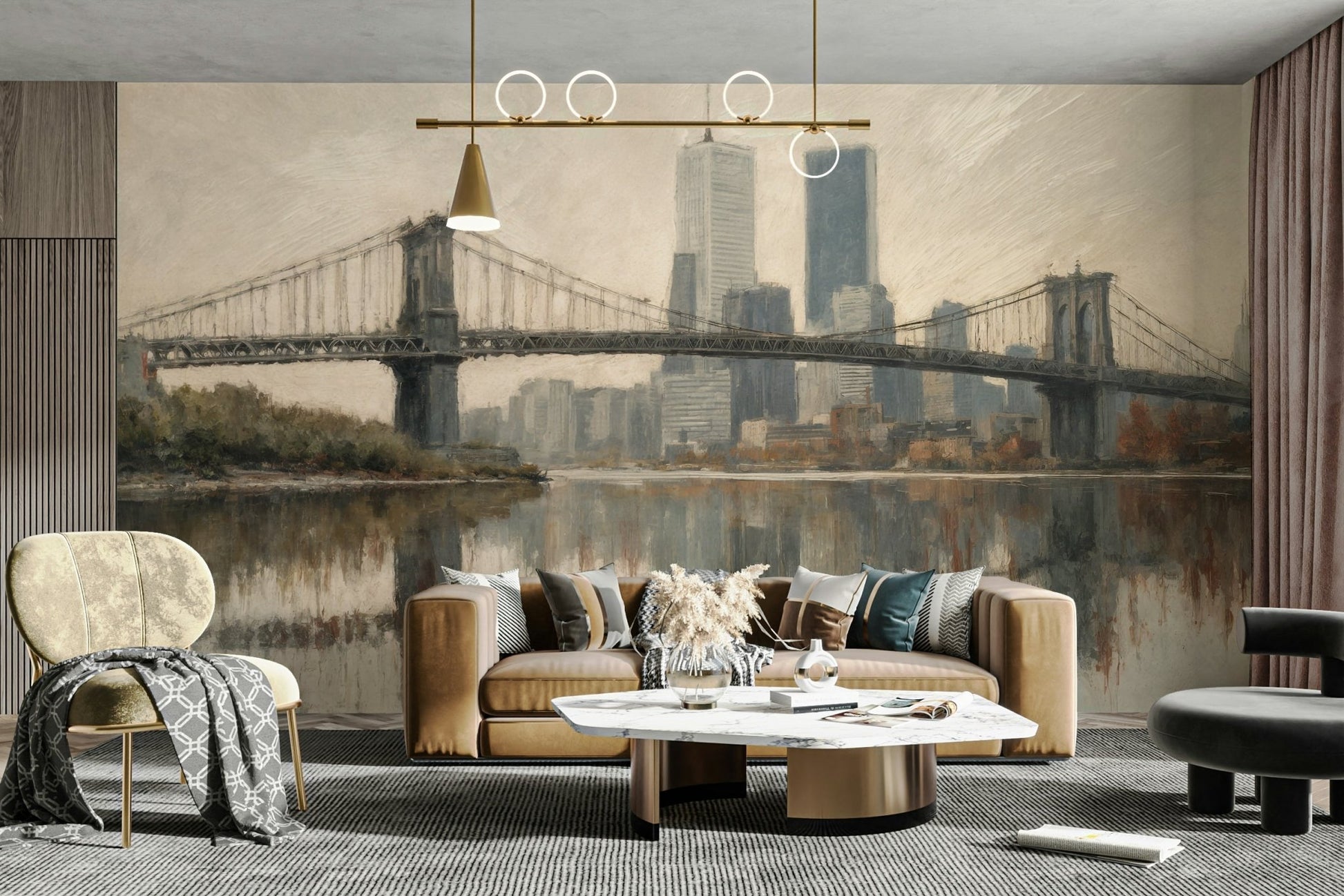 The lighting seems to be coming from the city itself.
