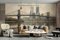 The lighting seems to be coming from the city itself.
