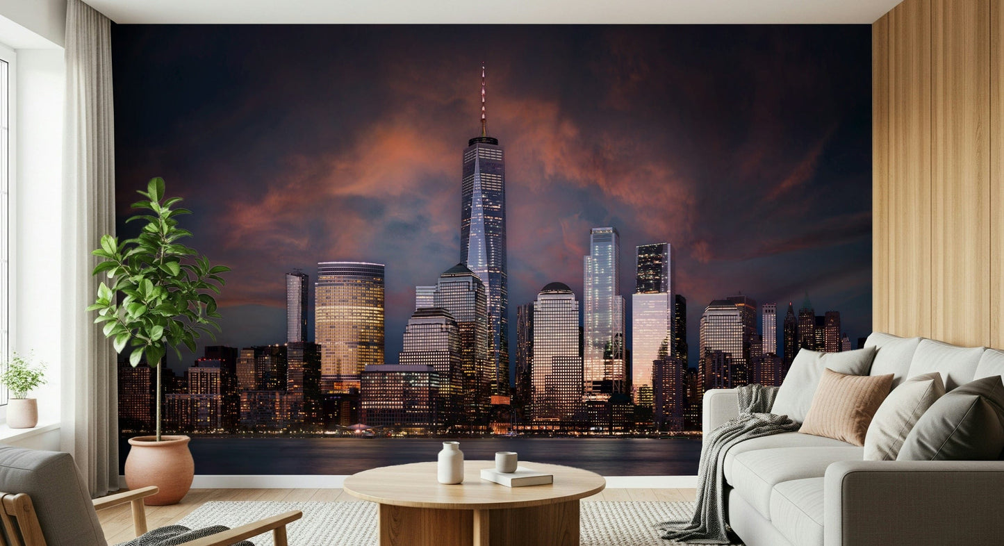 New York Twilight Wall Mural -2258614