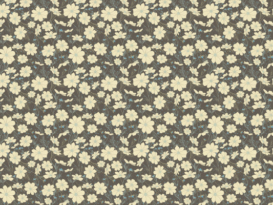 Cosmos Flower Gray Wallpaper