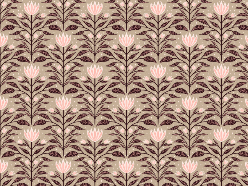 Diamond Bloom Large Wallpaper in your room — zoomed