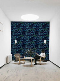 Hand Painted Night Plants elegant wallpaper
