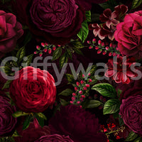Nocturne Blooms Wallpaper⁠