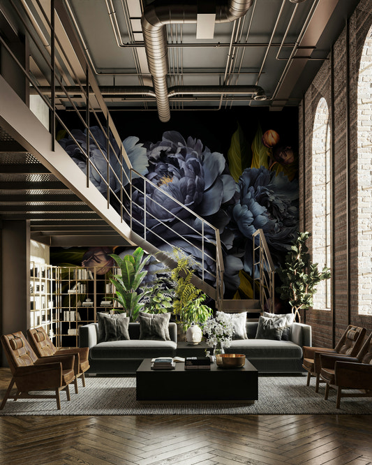 Nocturne in Blue mural wallpaper

