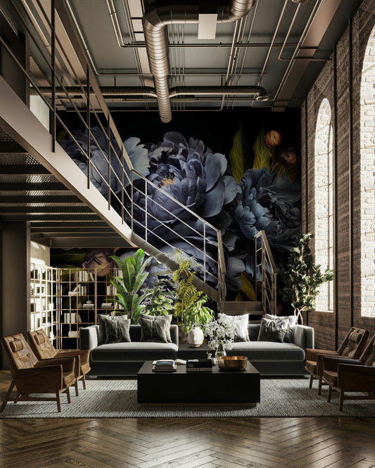 Nocturne in Blue mural wallpaper

