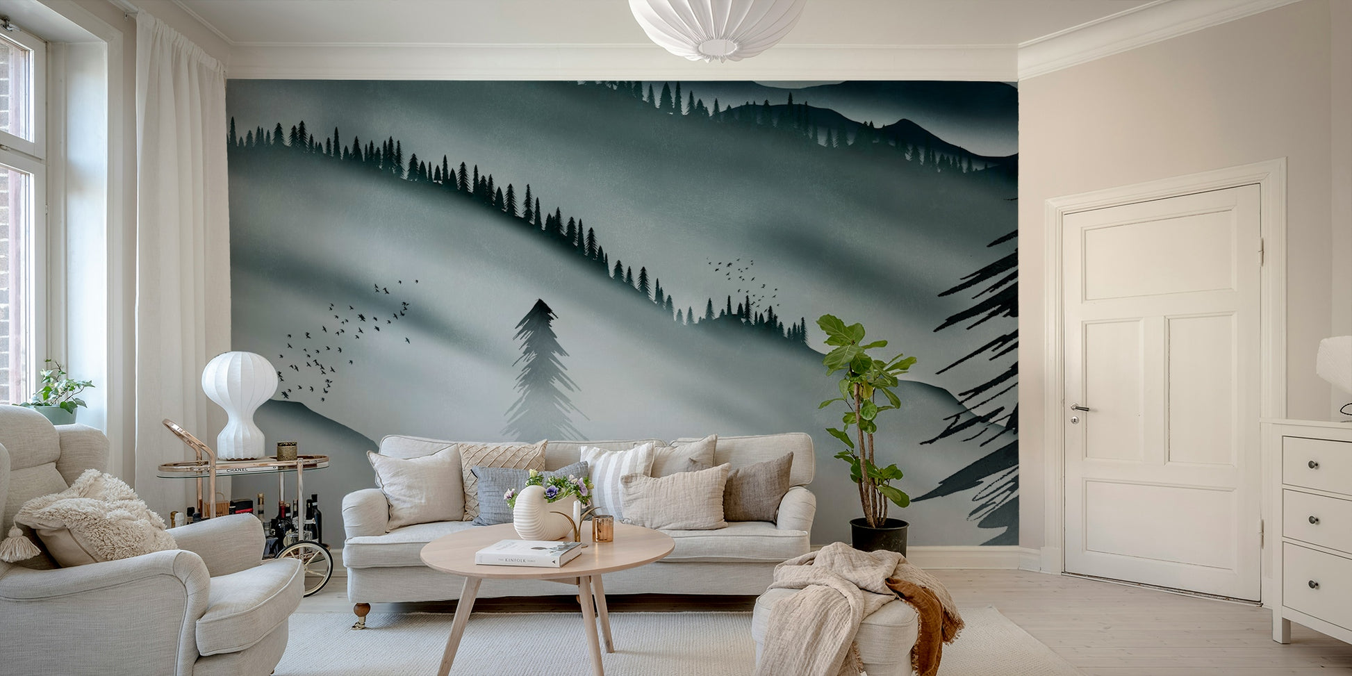 Northern Land Wallpaper – Nature-Inspired Wall Art