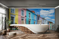 Famous Notting Hill street scene.

