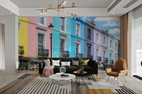 Wallpaper showing the iconic Notting Hill architecture.

