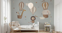 Nursery Hot Air Balloons Wall Mural
