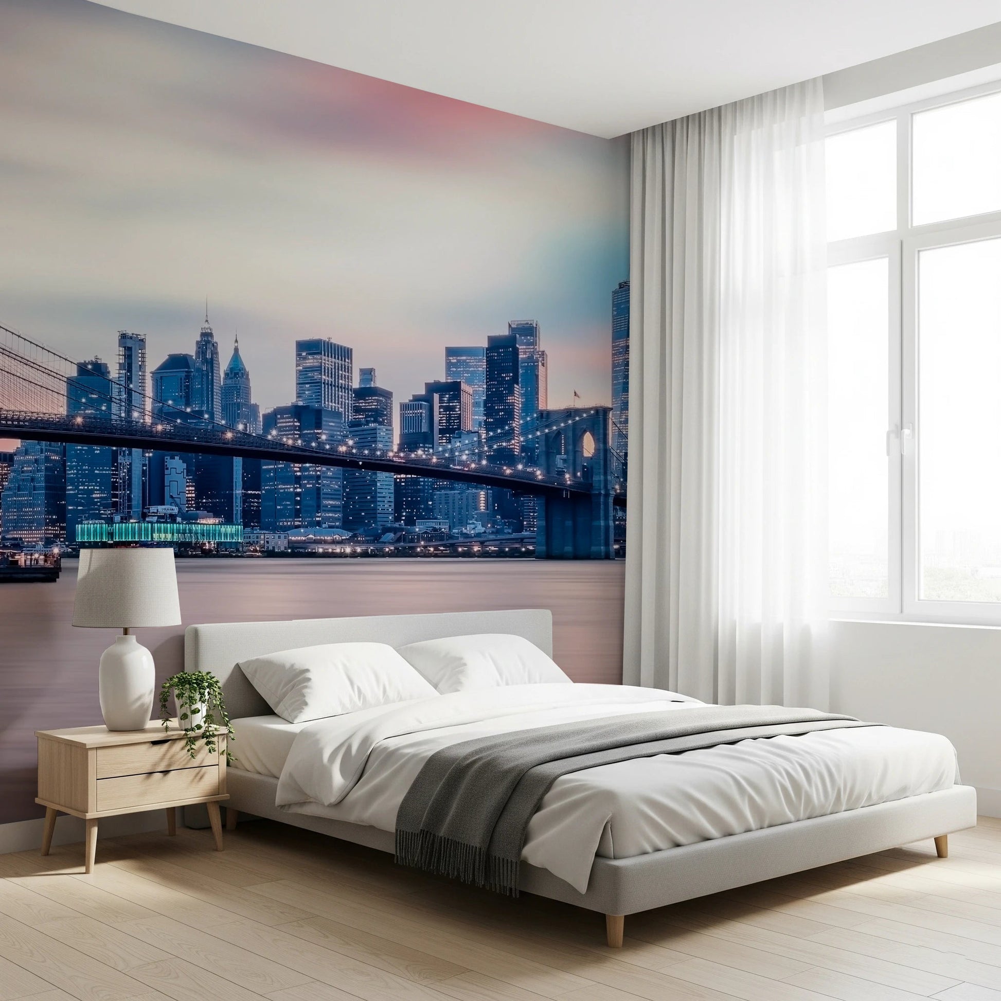 NYC Twilight Dreams Wall Mural