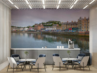 scenic european town wall decor

