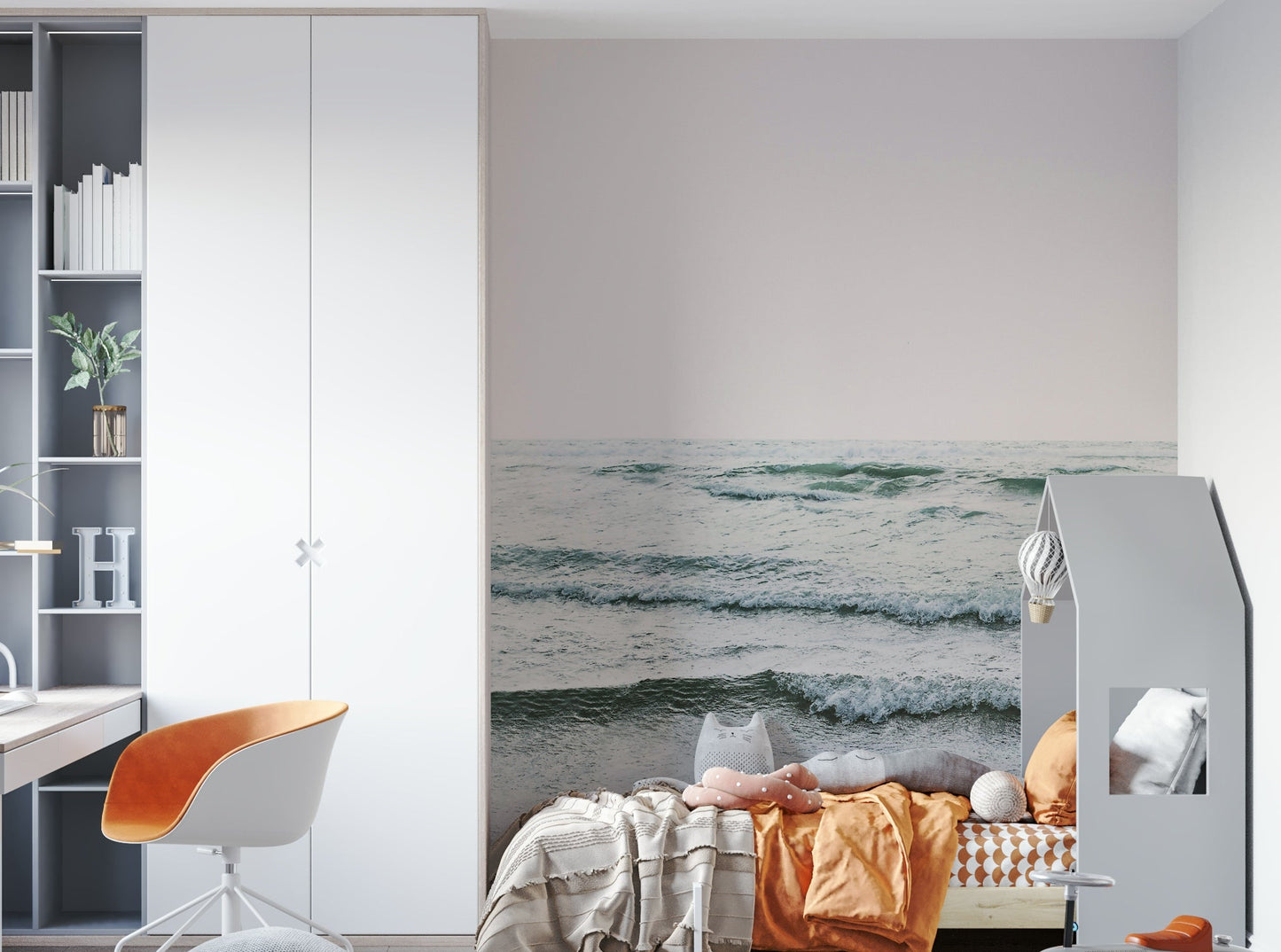 Profound blues and natural sea tones.

