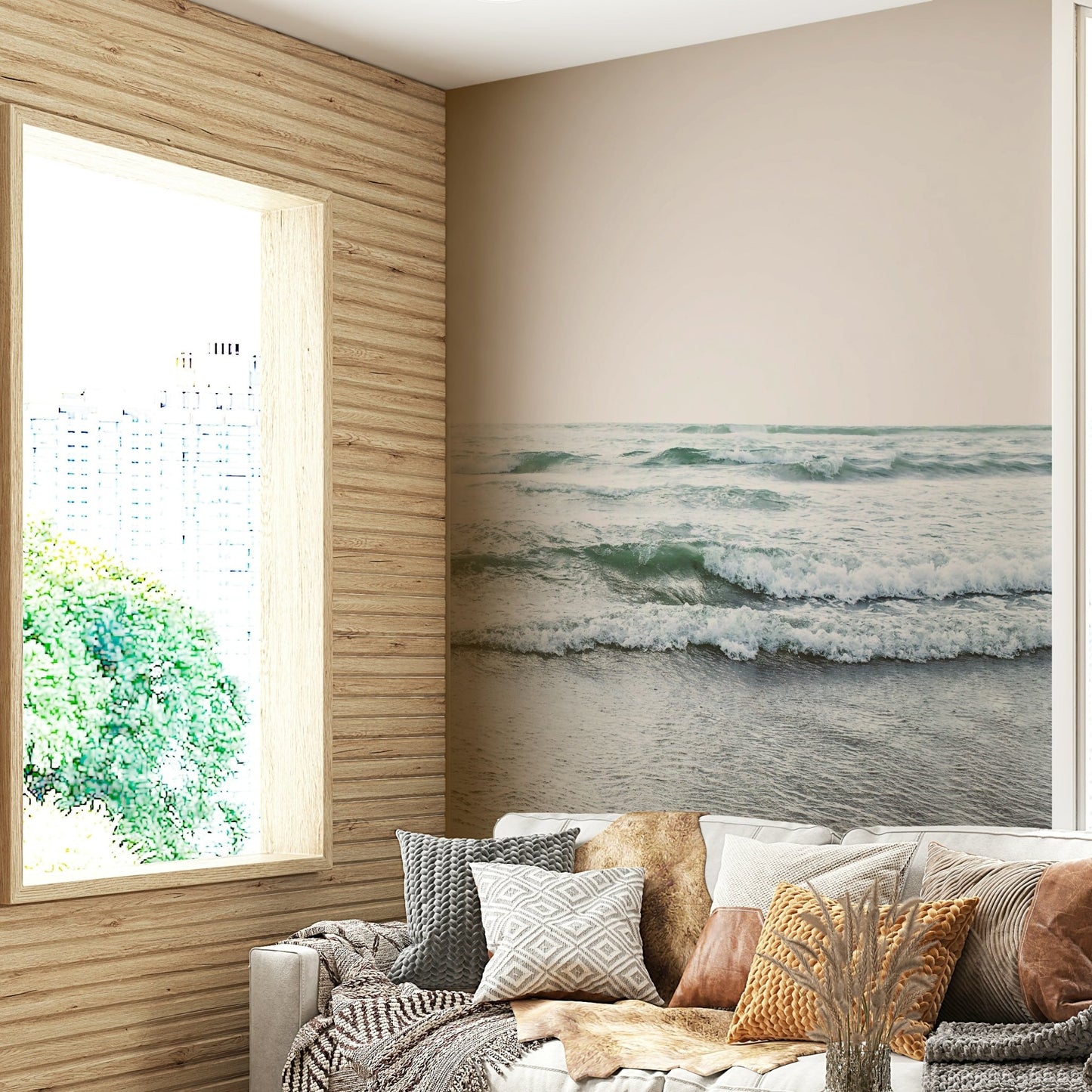 Wall decor evoking serenity and oceanic beauty.

