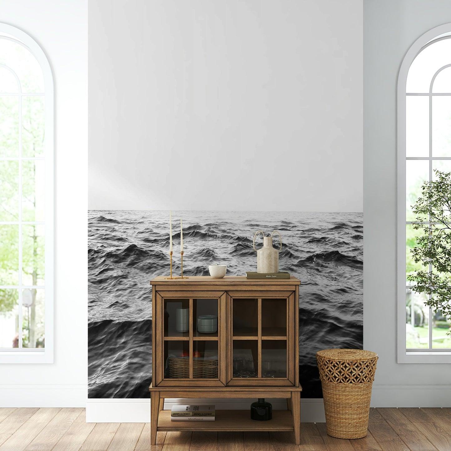 Deep sea ocean scene.

