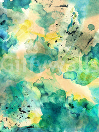 A high-quality serene ocean wall mural for walls.