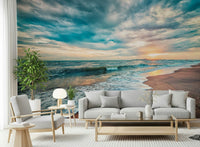 Ocean Hues Wall Mural