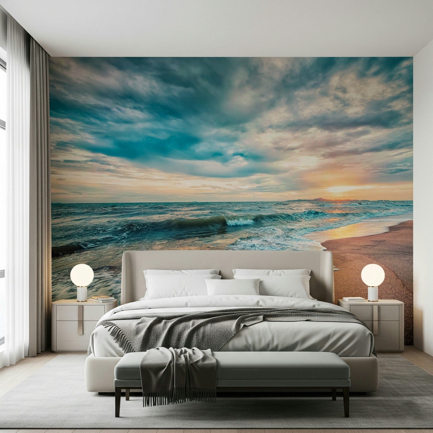 Ocean Hues Wall Mural