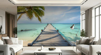 Ocean Pier Dream Wall Mural