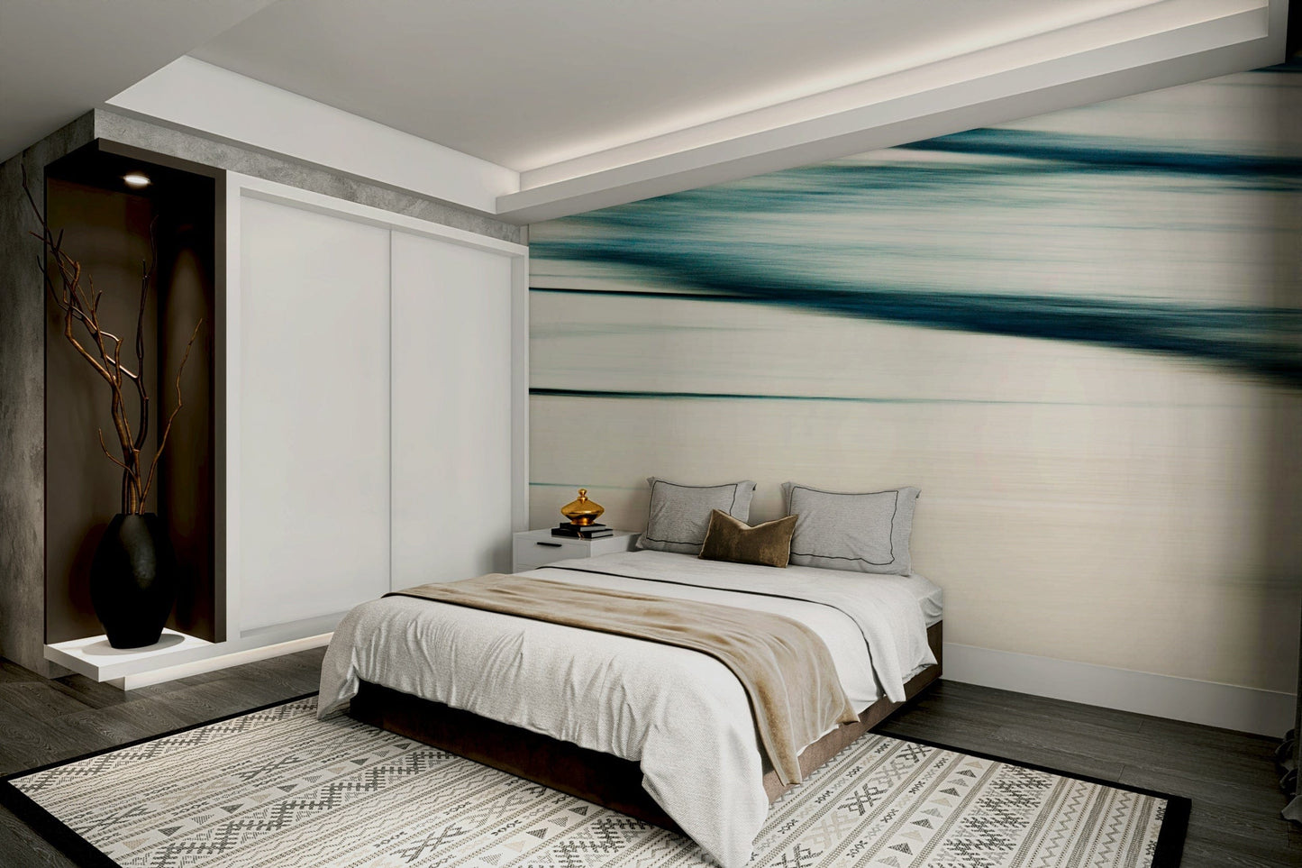 A classic abstract ocean wallpaper for walls.

