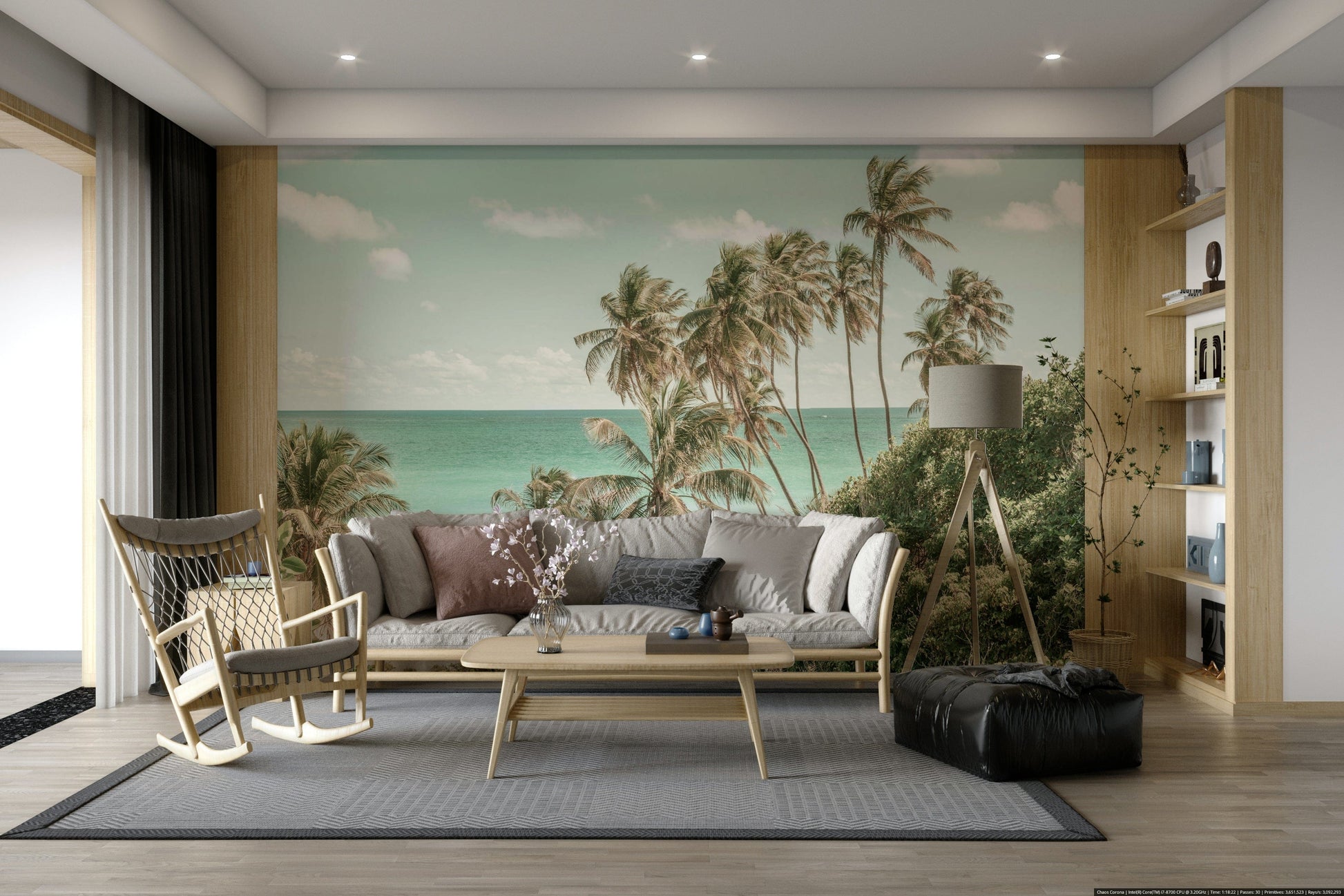 Oceanfront Serenity quiet wallpaper