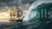 Ocean's Challenge Wall Mural