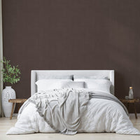 The room's lighting highlights the classic feel of the pattern.

