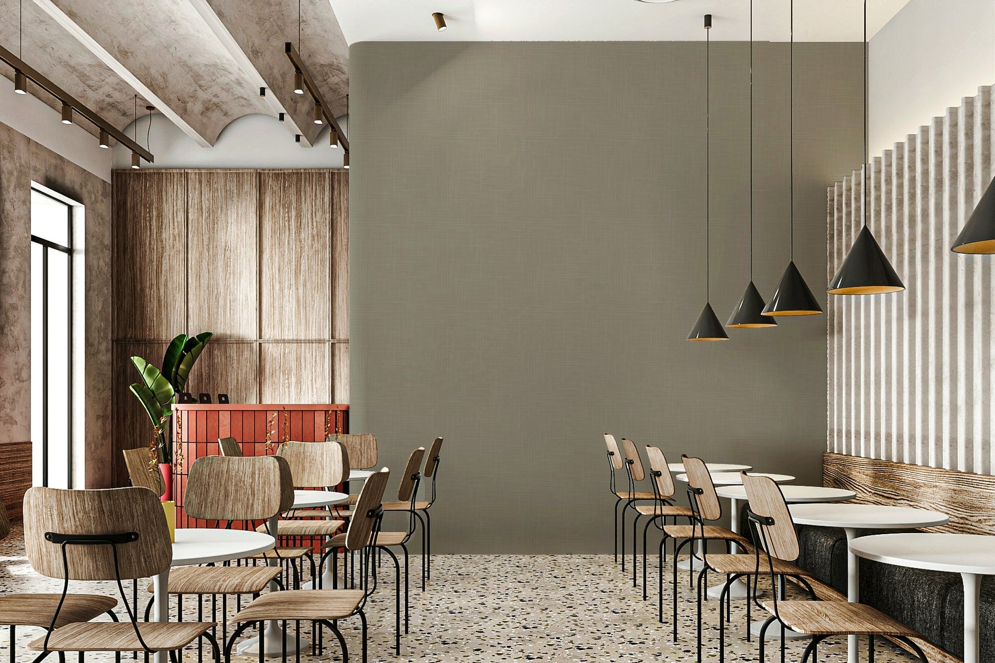 A wallpaper featuring a subtle, textured pattern.

