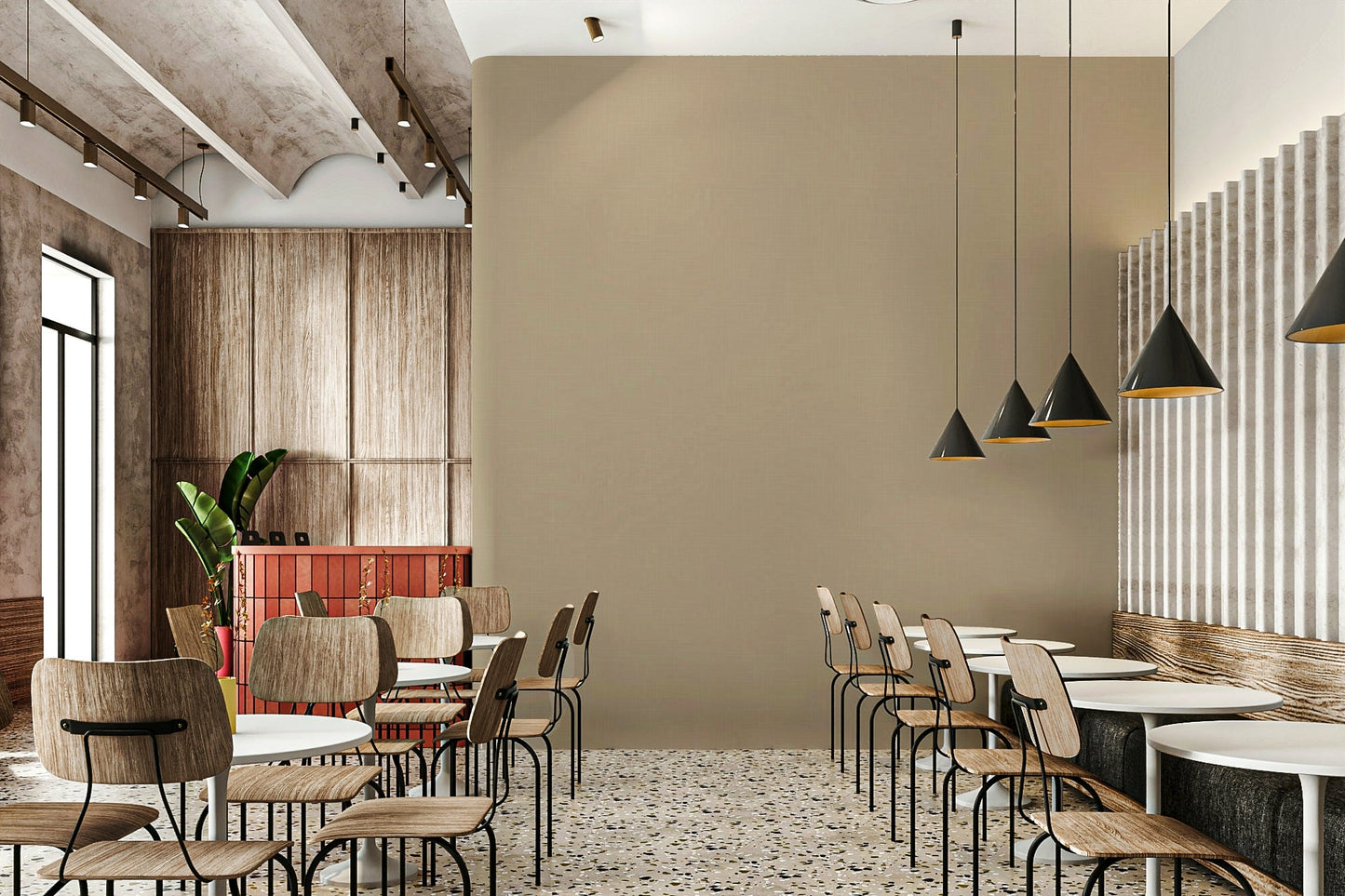 The design has a layered, artistic look with a sense of texture.

