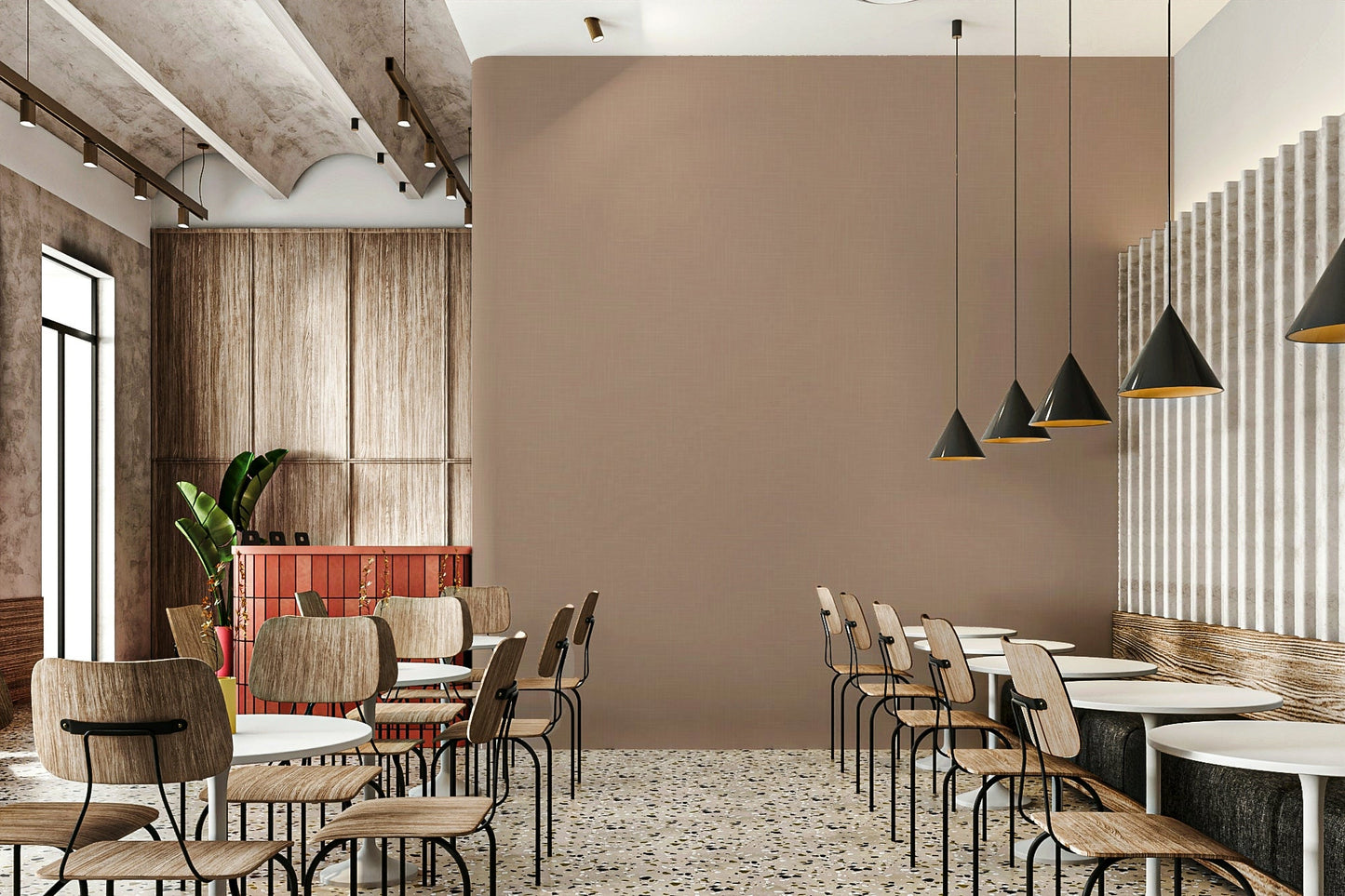 A wallpaper featuring a subtle, textured pattern.

