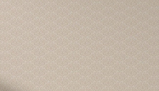 Beige Damask pattern Wallpaper Mural in your room — zoomed