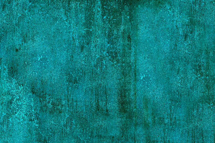 Turquoise Rustic Concrete Texture Wallpaper Mural in your room
