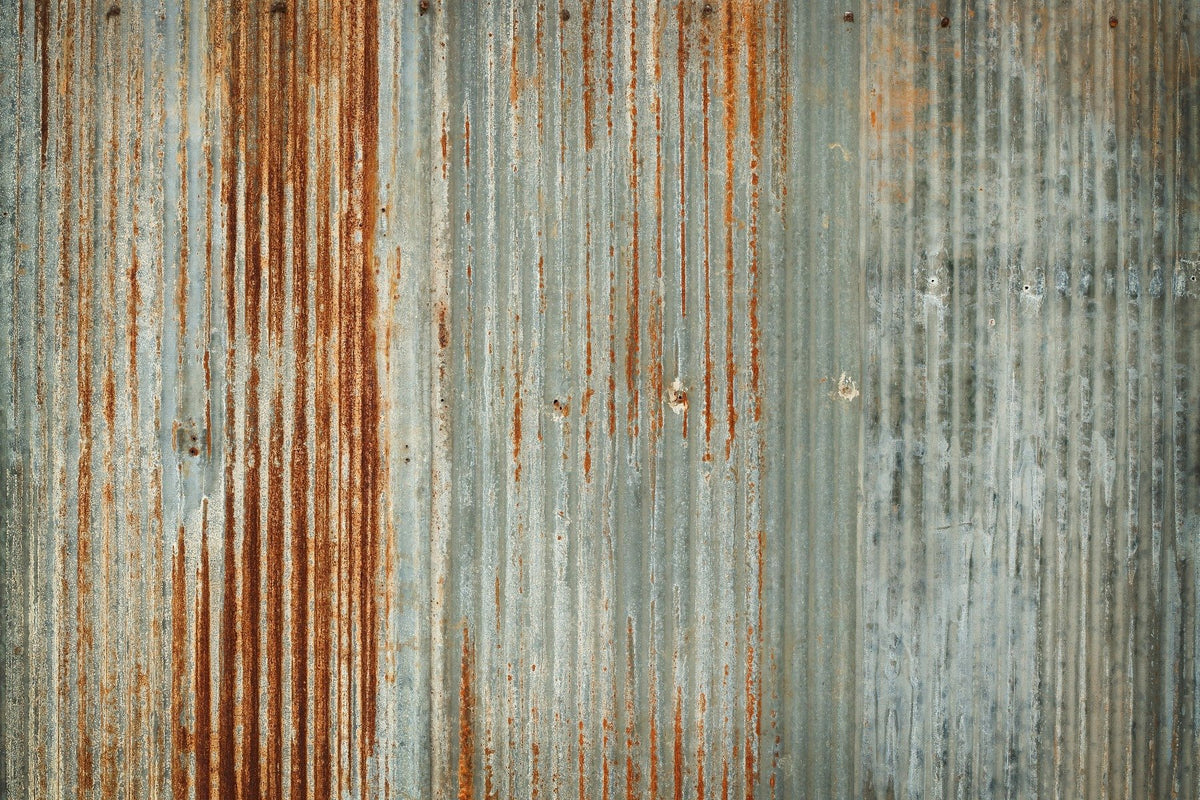 Faux Rust Metallic Wallpaper Mural in your room