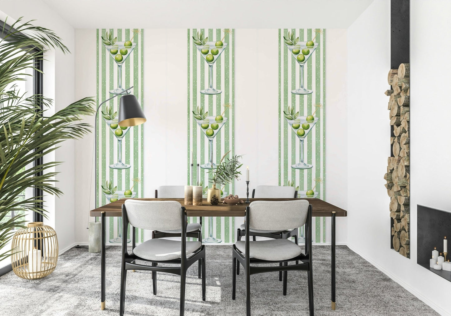 The composition is a simple, repeating stripe pattern.


